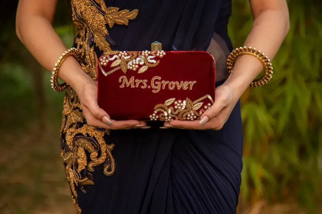 Customised Name Sling Clutch Bag for Women