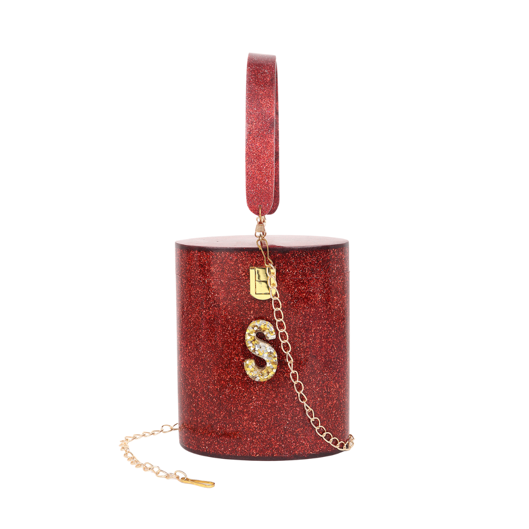 Resin Casket - Bucket Customised Evening Clutch Bag