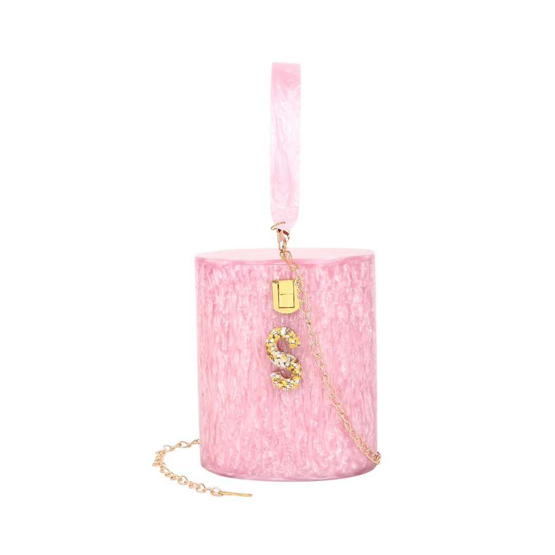 Resin Casket - Bucket Customised Evening Clutch Bag