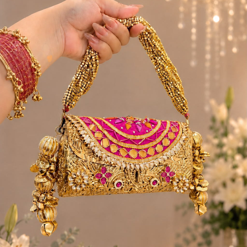 Brass Party Bag for women