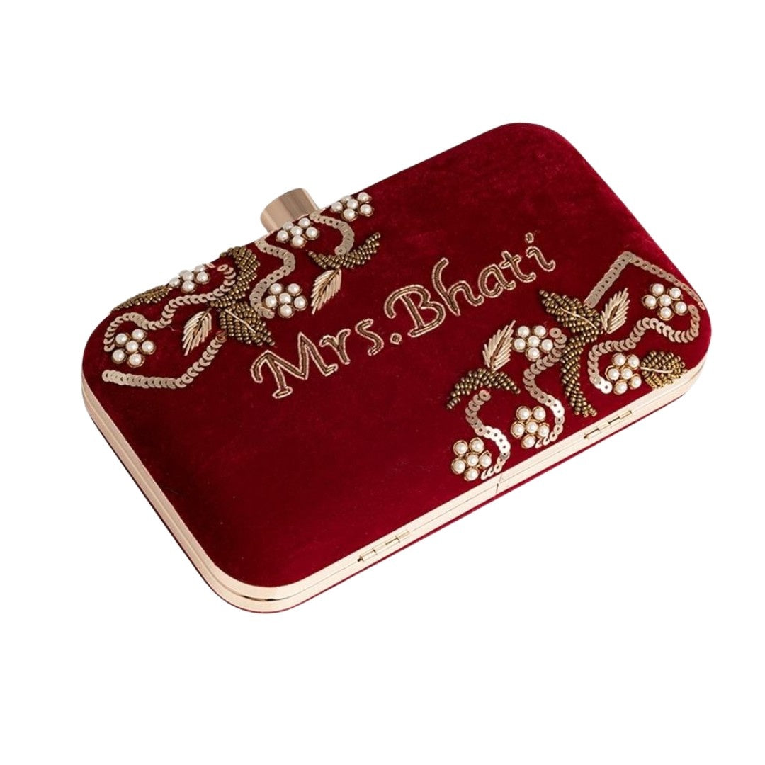Customised Name Sling Clutch Bag for Women