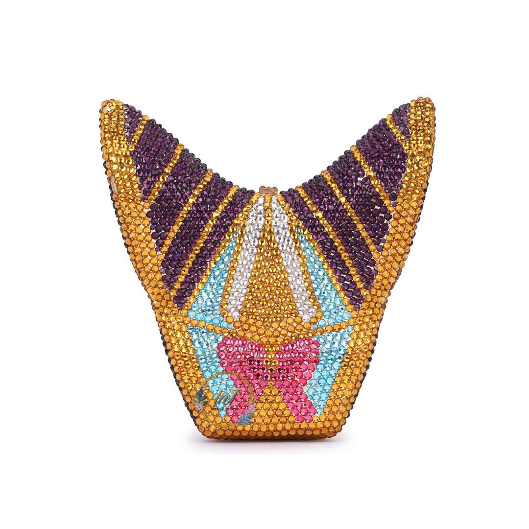 Butterfly Crystal Rhinestone Party Clutch Bag