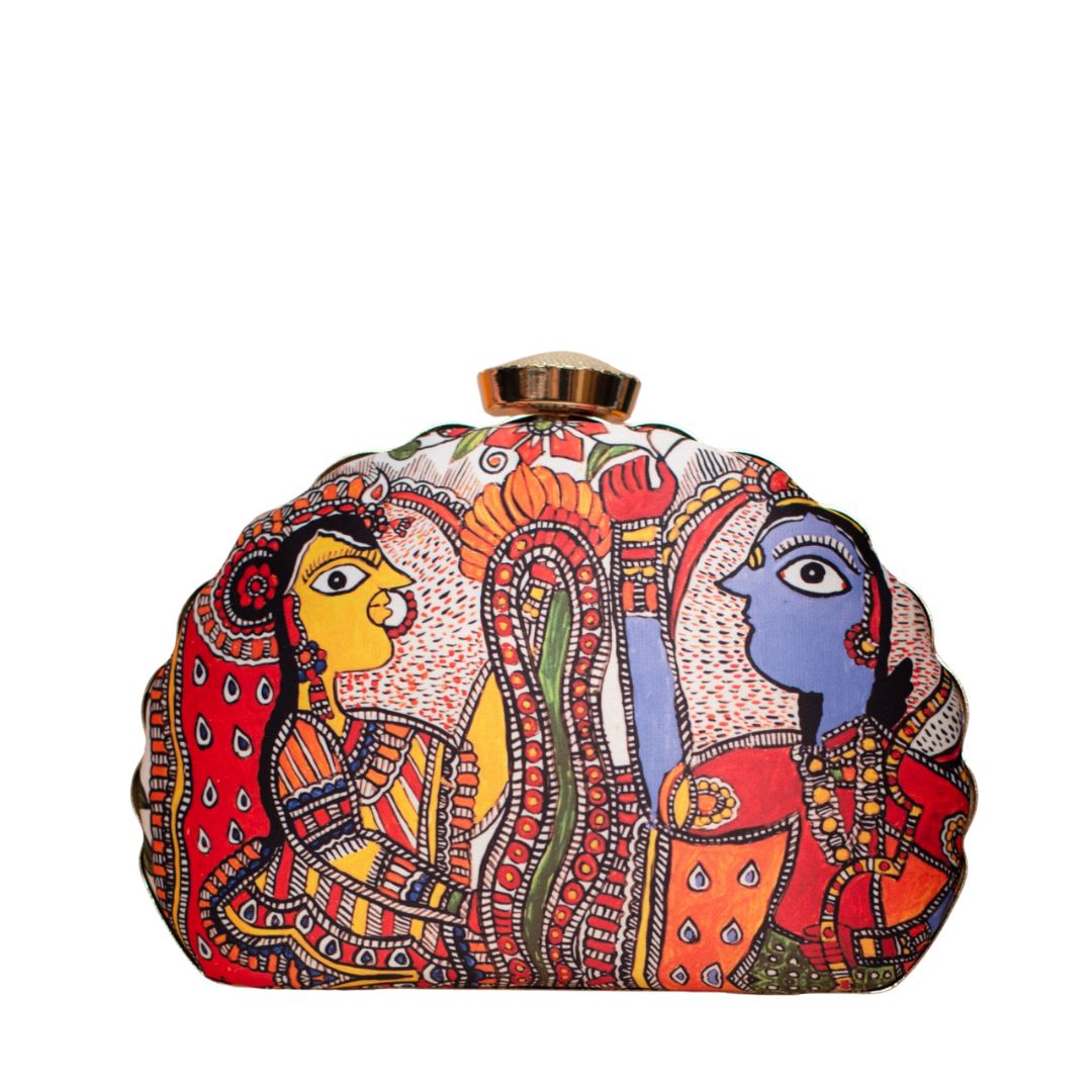 Printed Box Clutch