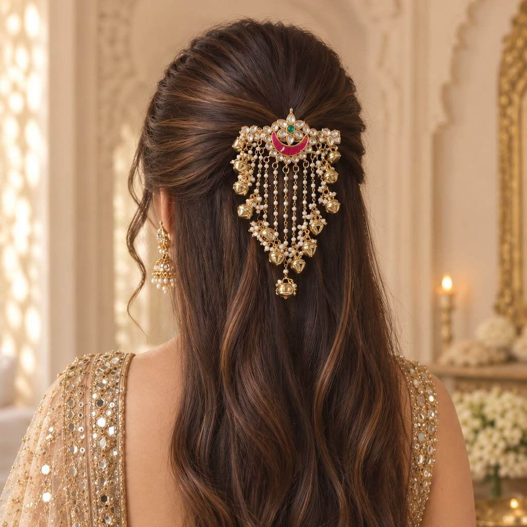 Kundan Hair Clip