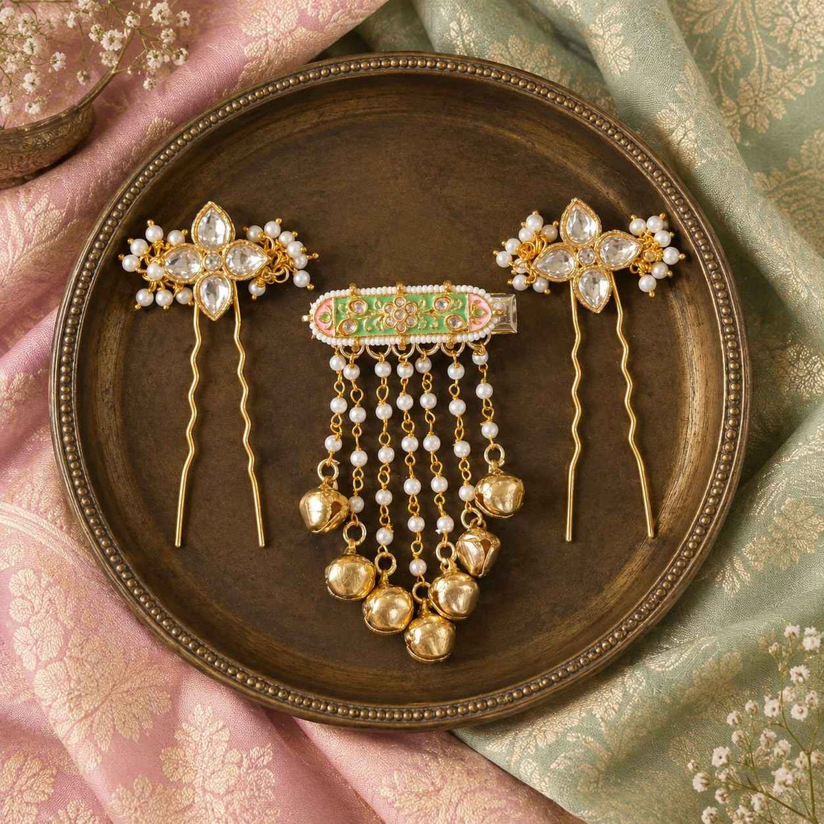 Kundan Hair Clip