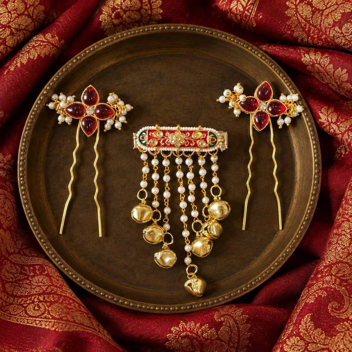Kundan Hair Clip