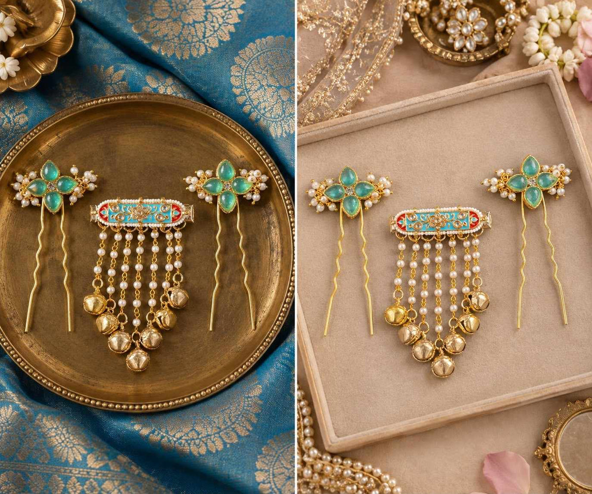 Kundan Hair Clip