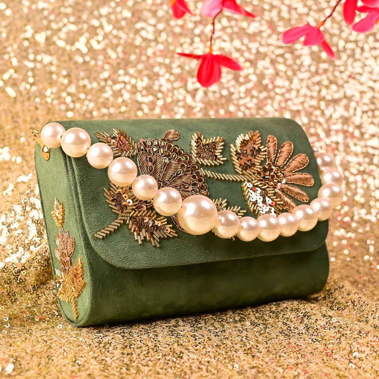 Suede Embroidery Women Handbag