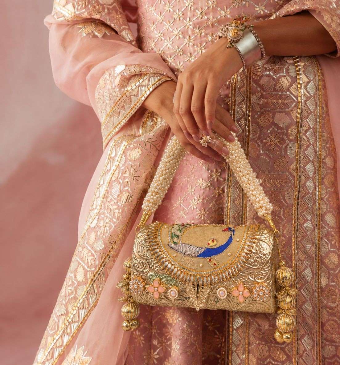 Brass Party Bag for women