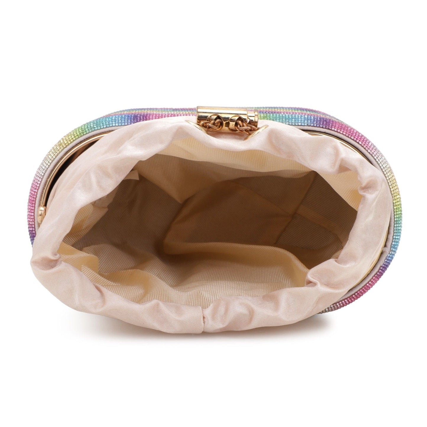 Designer Crystal Unicorn Bucket Evening Party Hand Bag