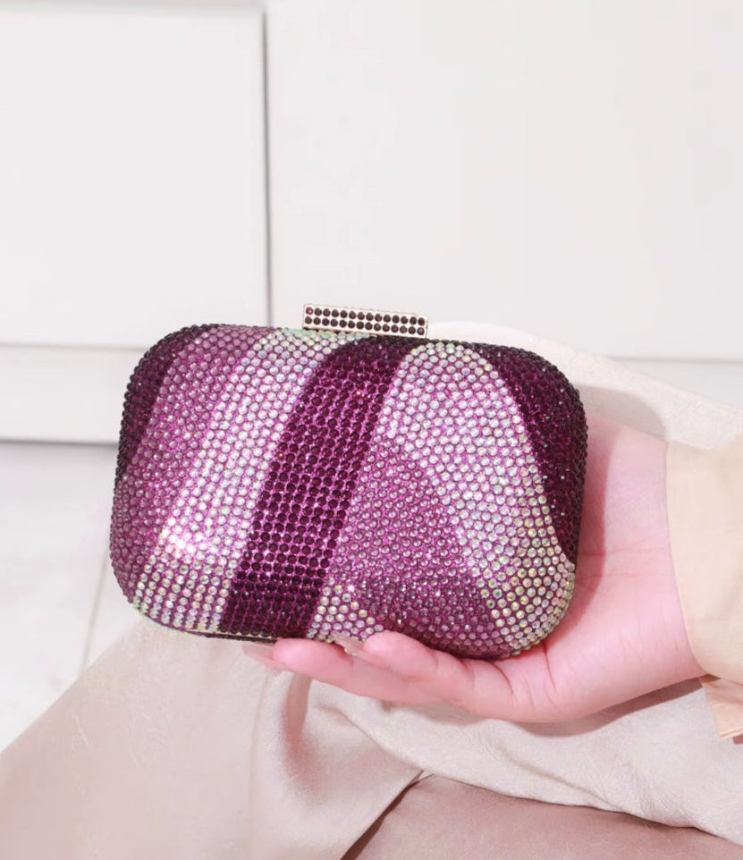 Mini Crystal Rhinestone Party Clutch Bag
