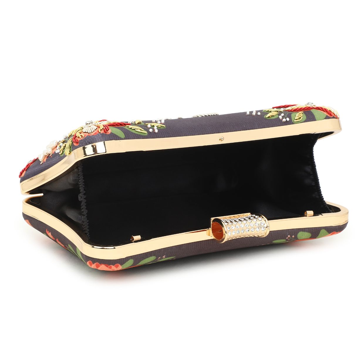 Customised Name Embroidery Highlight Party Clutch
