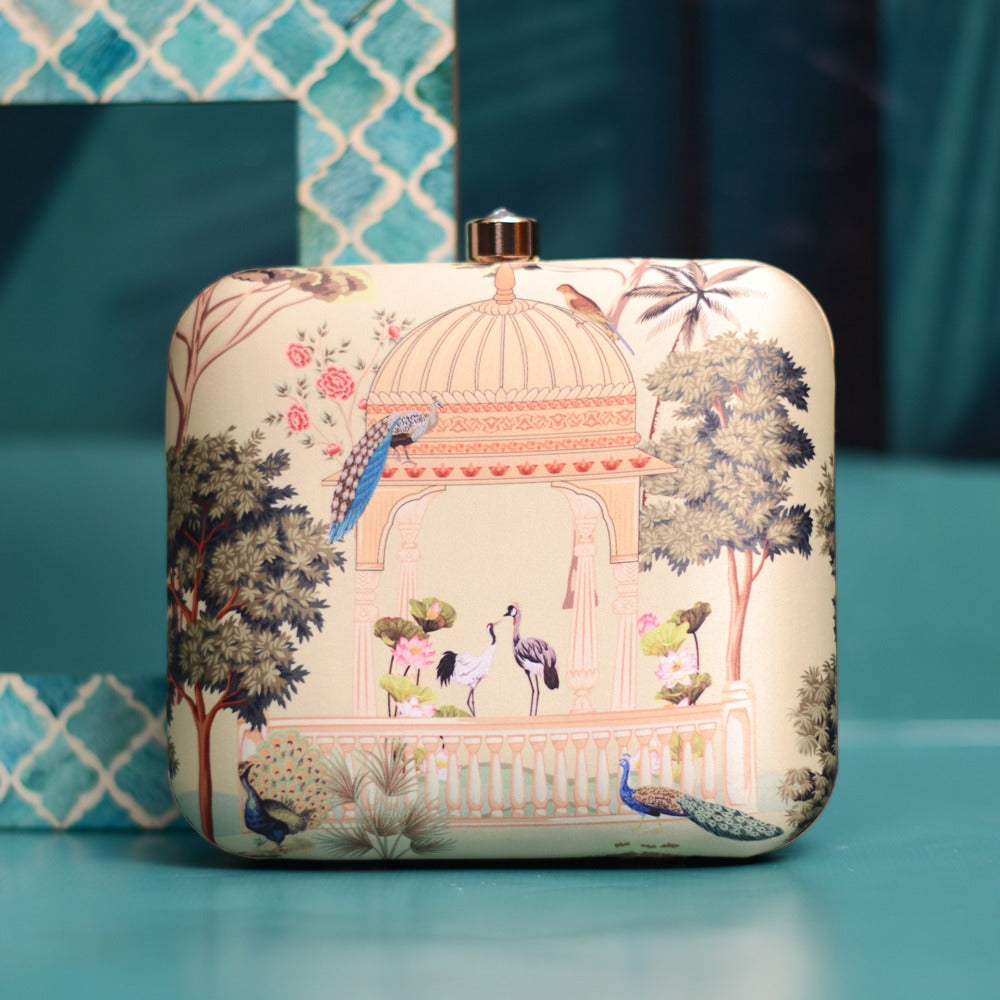 Pichwai Theme Clutch