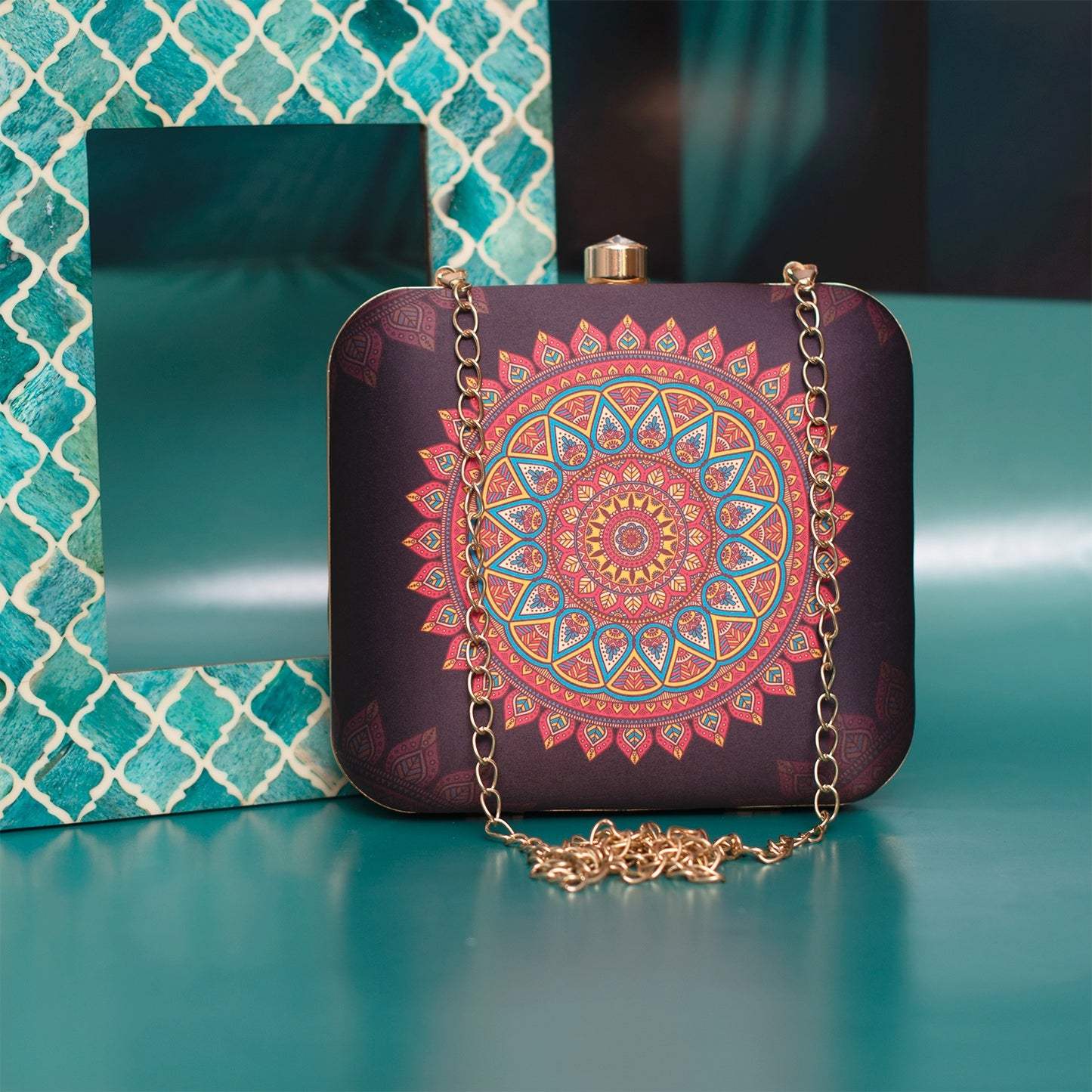 Mandala Theme Clutch