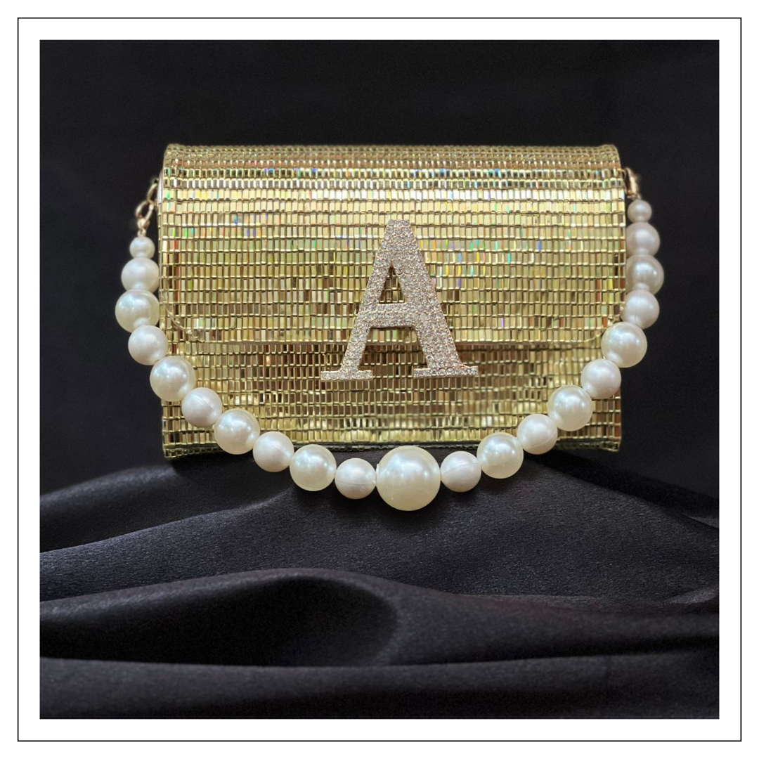 Rhinestone Mini Box Bag