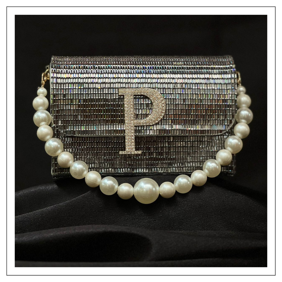 Rhinestone Mini Box Bag