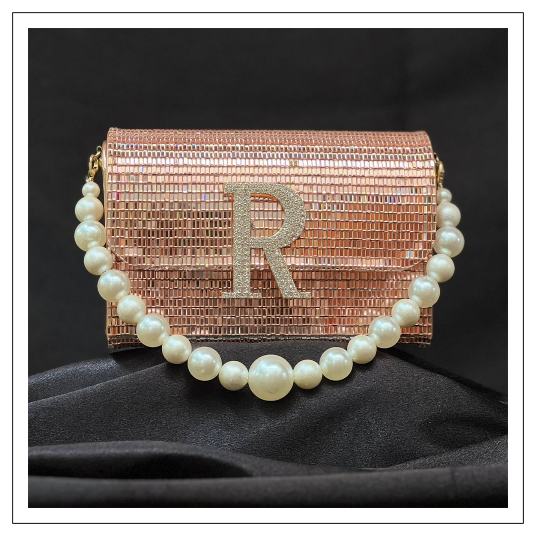 Rhinestone Mini Box Bag