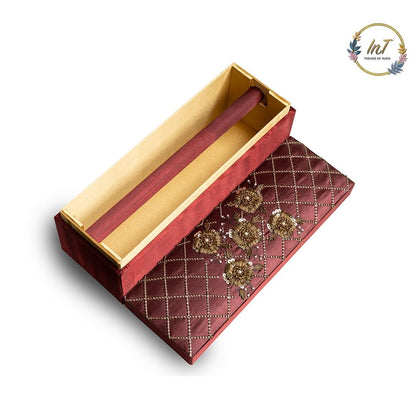 Customised Embroidery Name Chooda Box