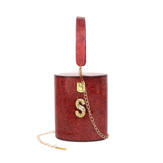 Resin Casket - Bucket Customised Evening Clutch Bag