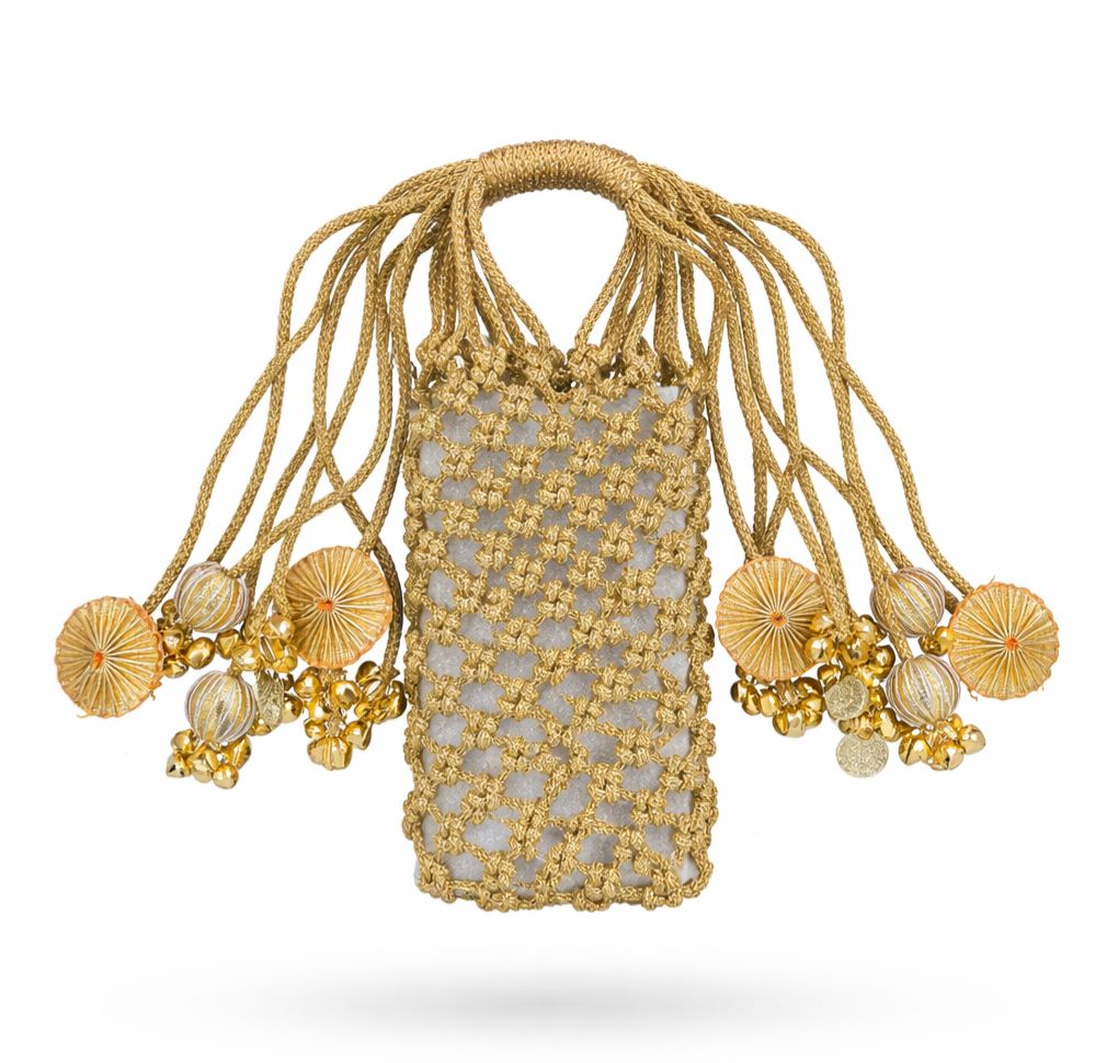 Knotted Macrame Party Mobile Carry Bag