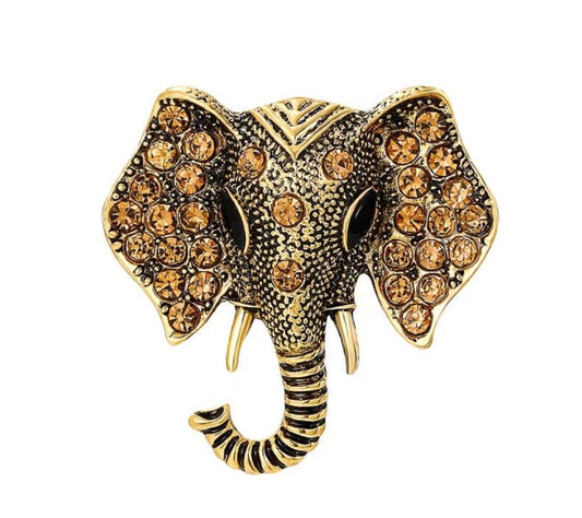 Elephant Unisex Brooch Pin