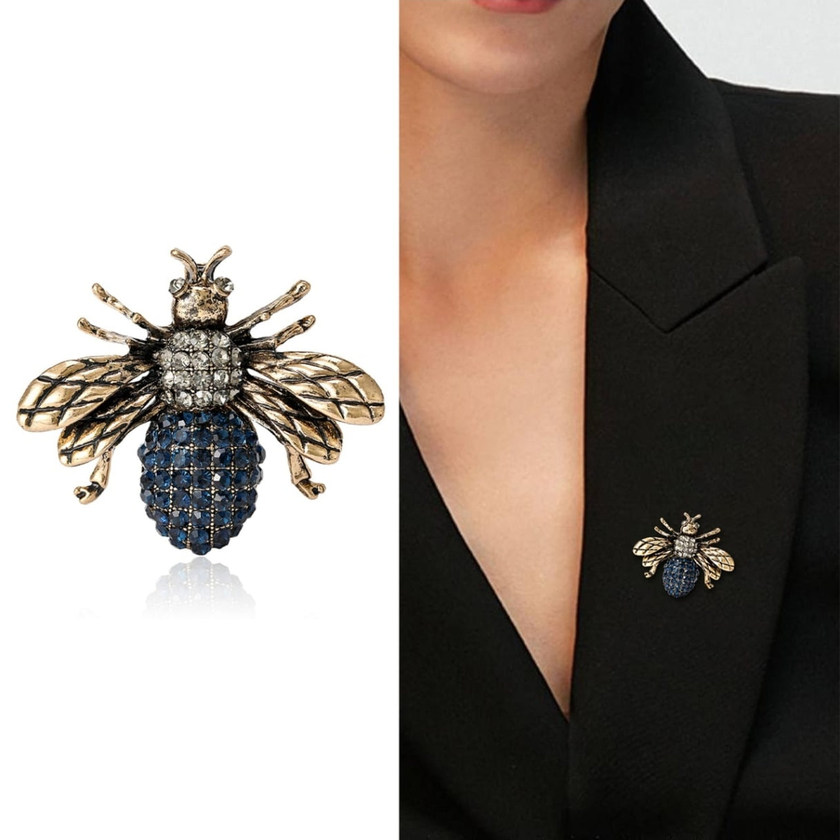Bee Unisex Brooch Pin