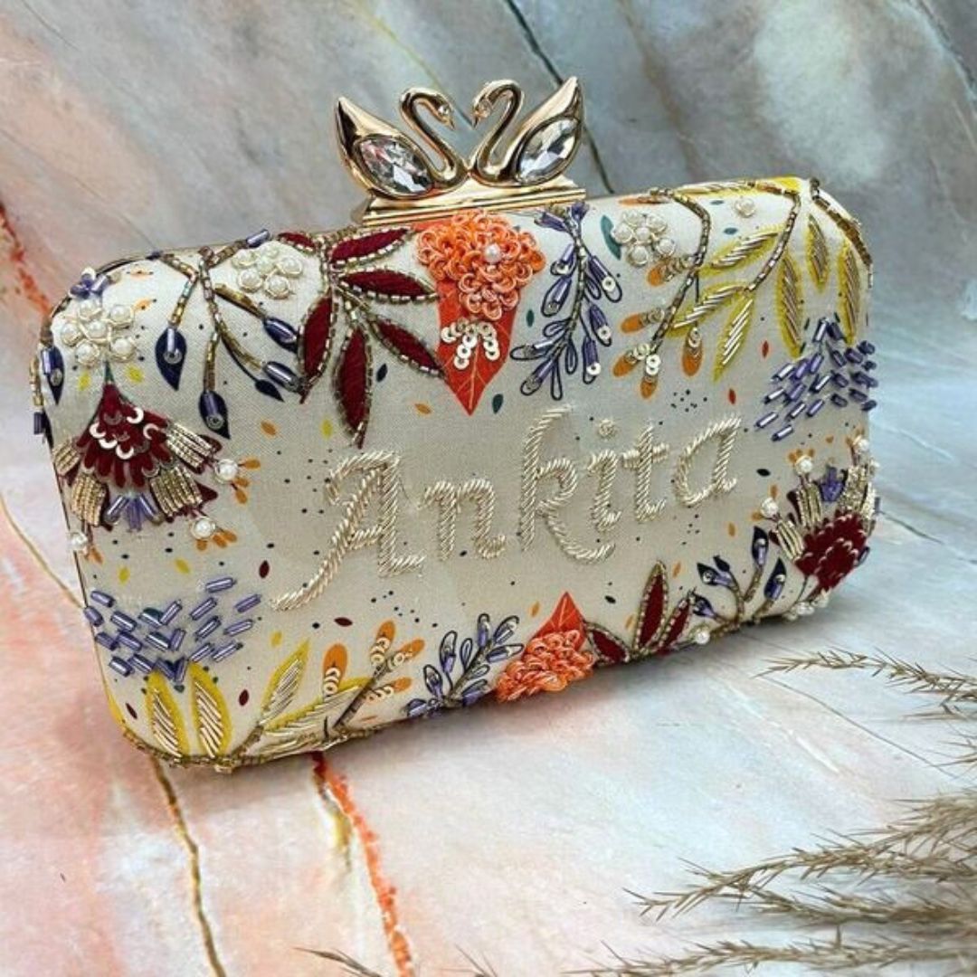 Customised Name Women Party Clutch Bag