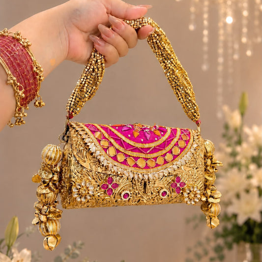 Brass Party Bag for women
