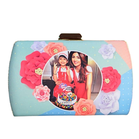 Personalized Photo Gift Clutch for Mother's Day I Free Mug