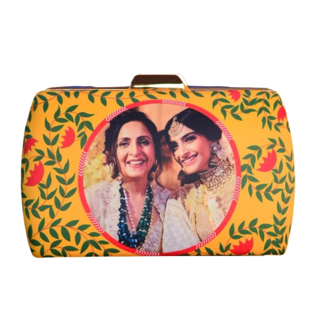 Personalized Photo Gift Clutch for Mother's Day I Free Mug