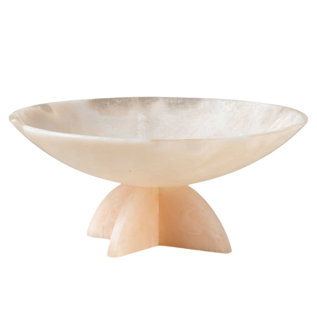 HandCrafted Centerpiece Bowl - Resin Decorative Bowls -Fruit Bowl