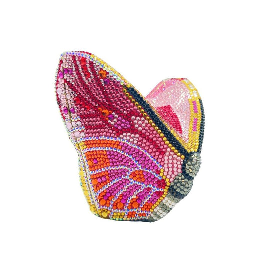 Butterfly Crystal Rhinestone Party Clutch Bag