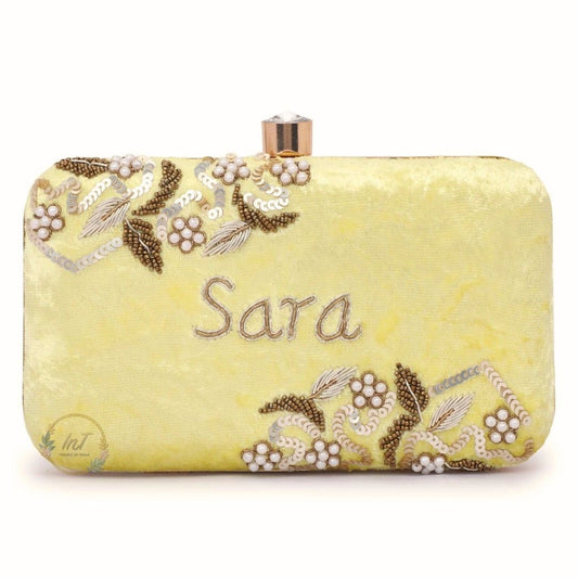 Customised Name Sling Clutch Bag for Women