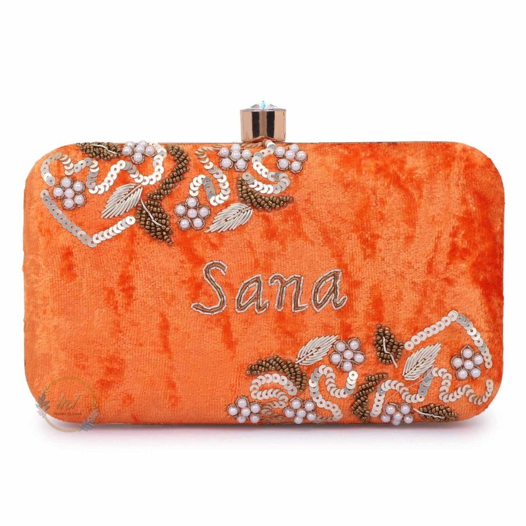 Customised Name Sling Clutch Bag for Women