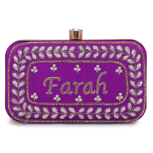 Customised Name Sling Clutch Bag for Women