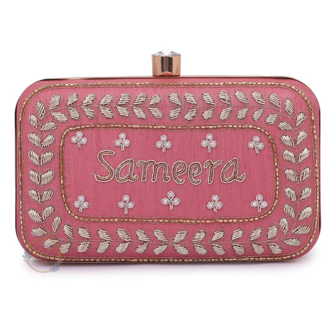 Customised Name Sling Clutch Bag for Women
