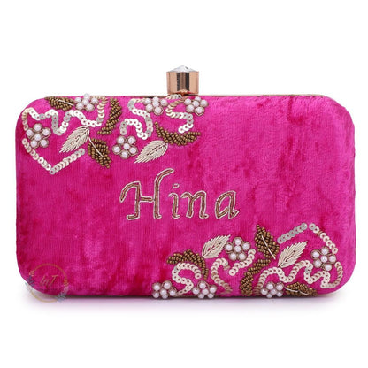 Customised Name Sling Clutch Bag for Women