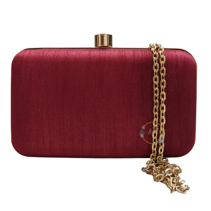 Customised Name Bridal Golden Box Clutch