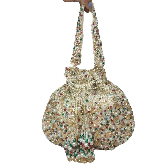Designer Embroidery Wedding Potli Bag