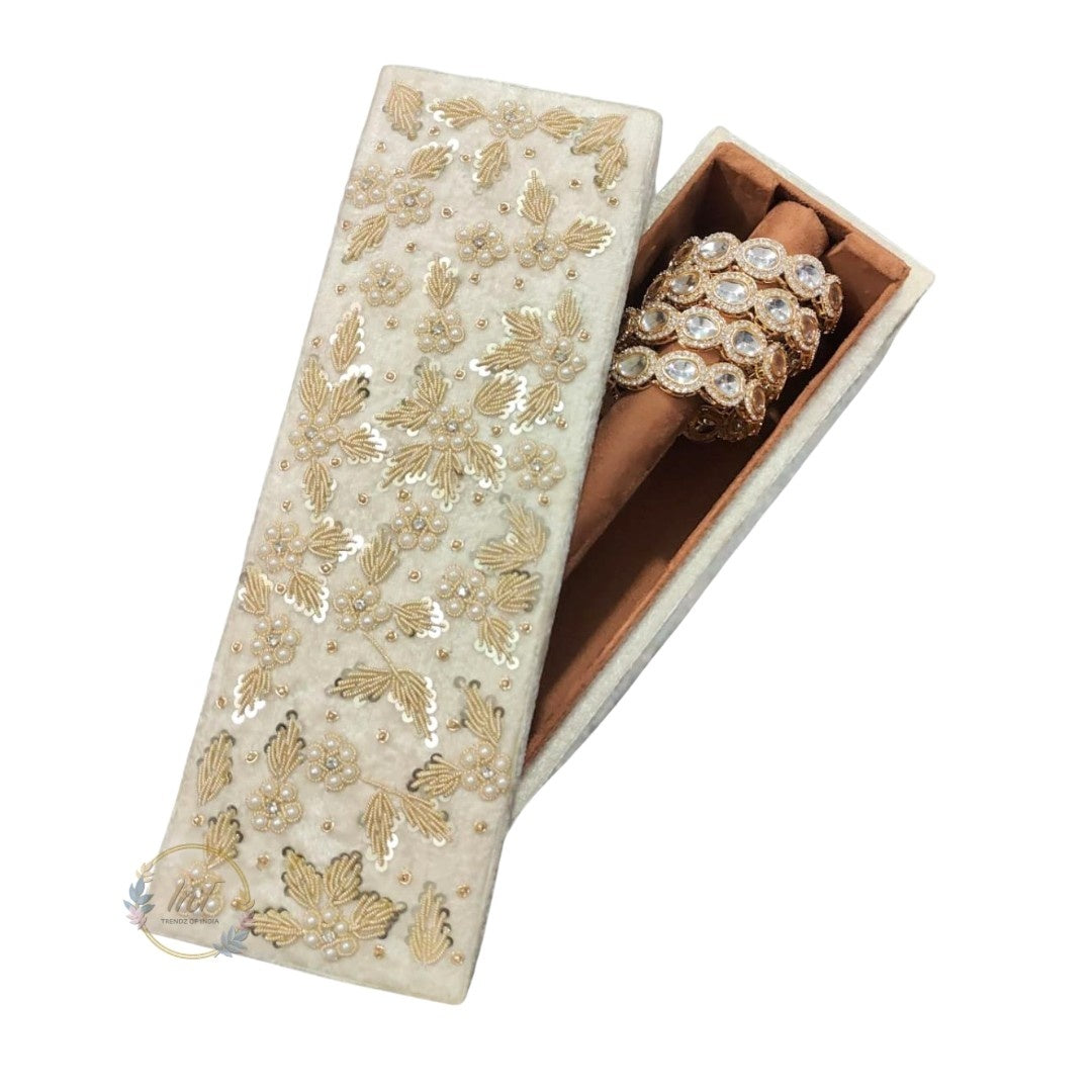 Bridal Customised Embroidery Name Bangle Box