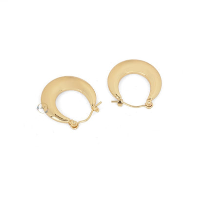 Gold Plated Korean Hoop Earrings