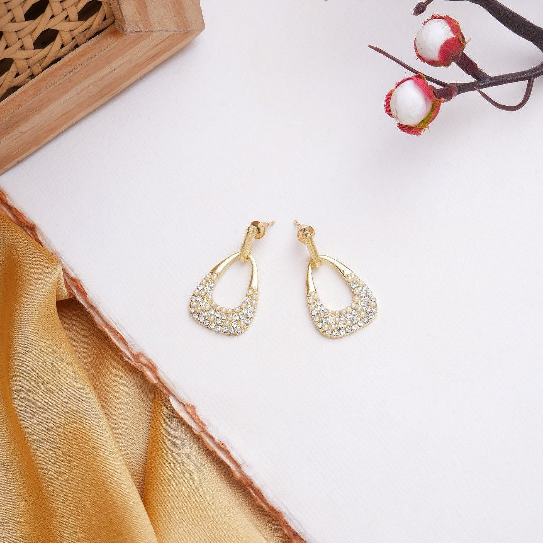 Gold Plated Korean Hoop Earrings