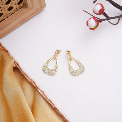 Gold Plated Korean Hoop Earrings