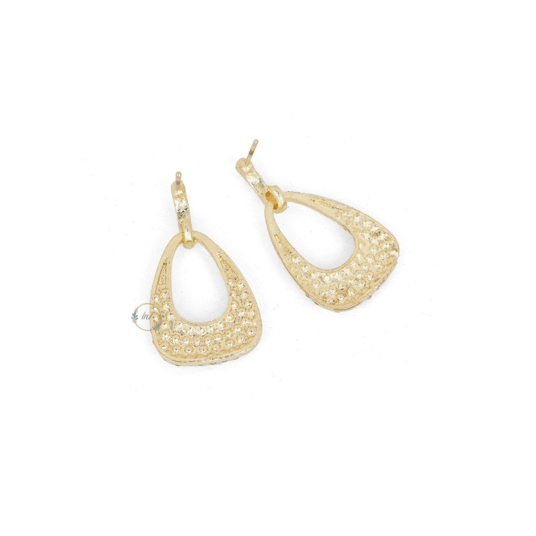 Gold Plated Korean Hoop Earrings