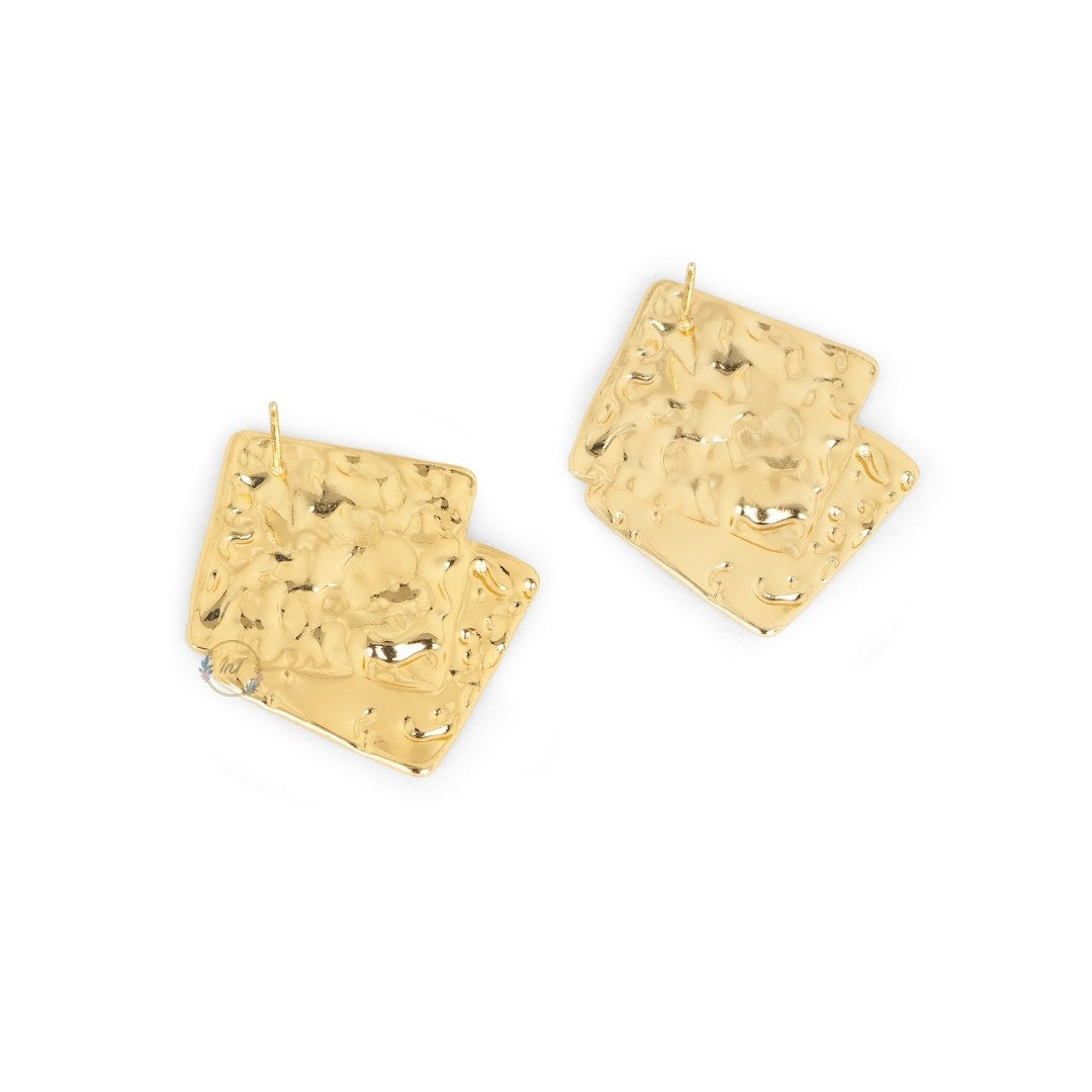 Gold Plated Korean Top Earrings