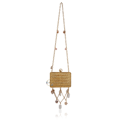 Gold Metallic Mini Party Clutch