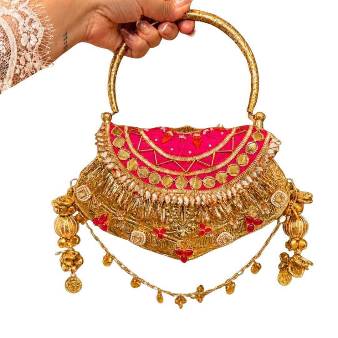 Brass Party Bag for women