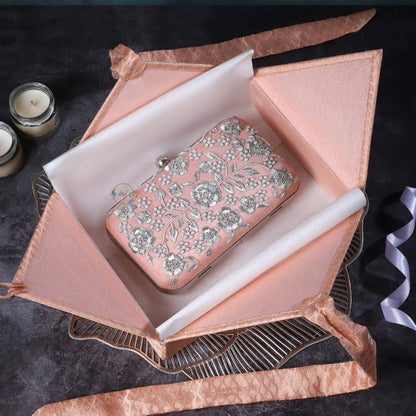 Premium Brocade Gift Box for Clutches & Potli Bags