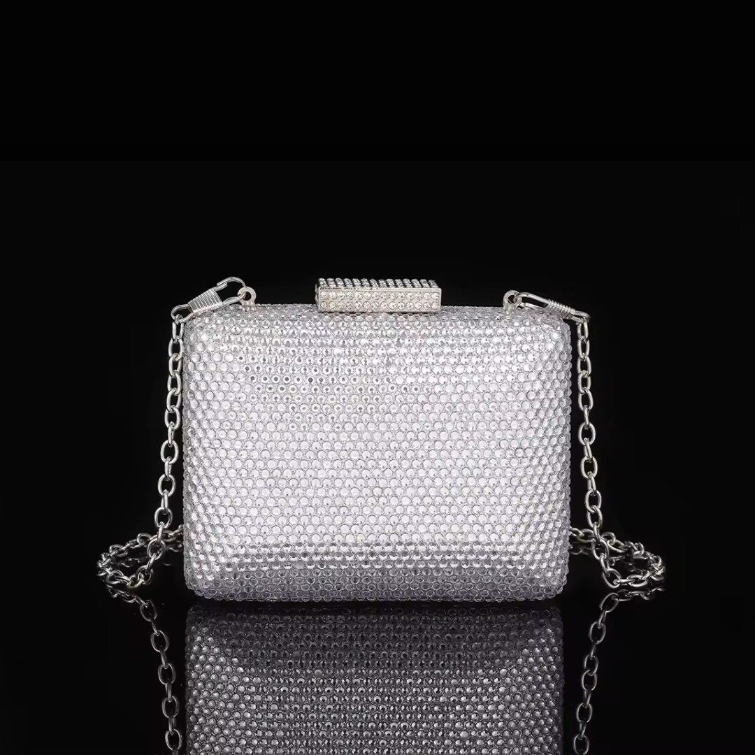 Mini Crystal Rhinestone Party Clutch Bag