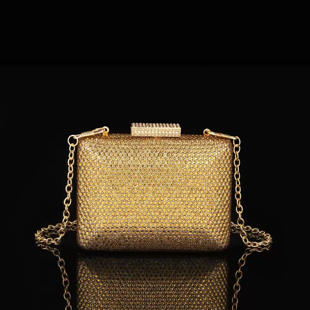 Mini Crystal Rhinestone Party Clutch Bag